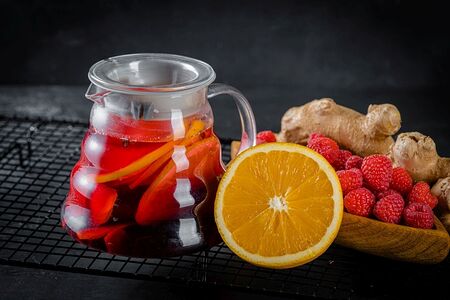 Чай Малиновый с имбирём