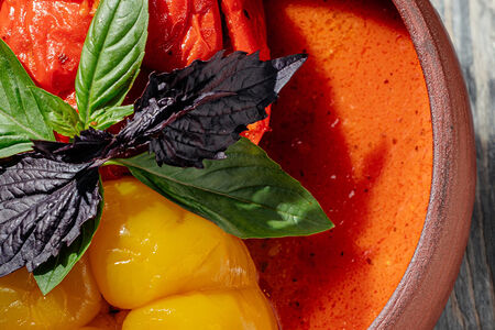 Фаршированные перцы с телятиной, свининой и сулугуни