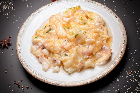 Рыбное филе с яйцом