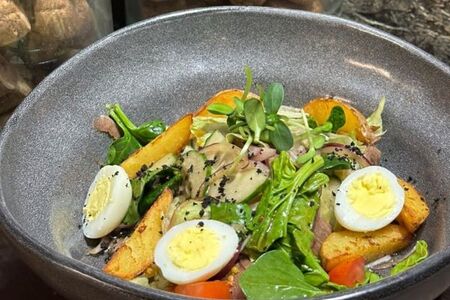 Салат с языком