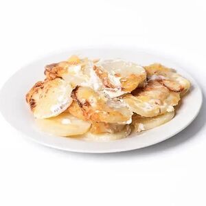 Картофель, запечённый со сливками и сыром