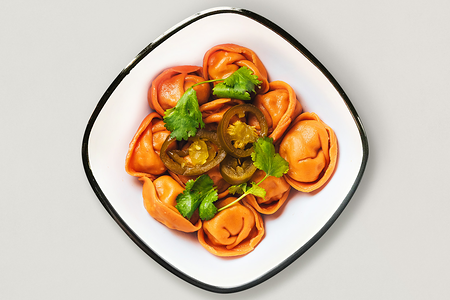 Большие мясные пельмени 10 шт