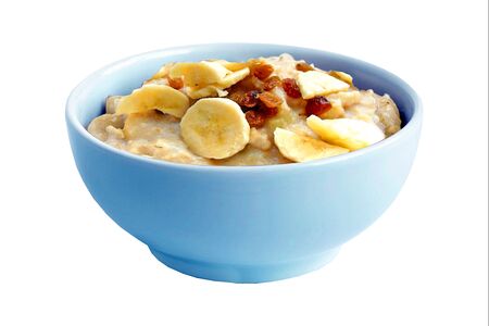 Каша овсяная банан-изюм