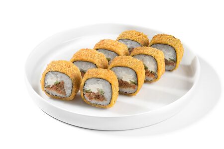 Темпура с лососем терияки