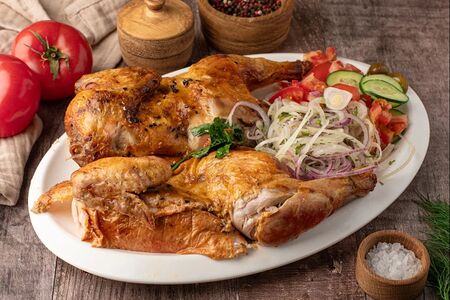 Курица табака