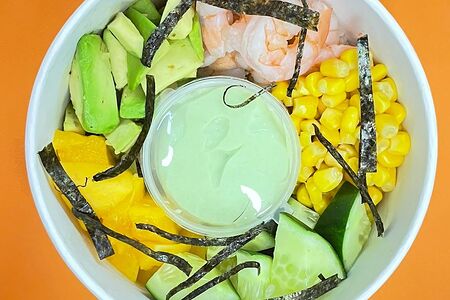 Поке с креветкой мини