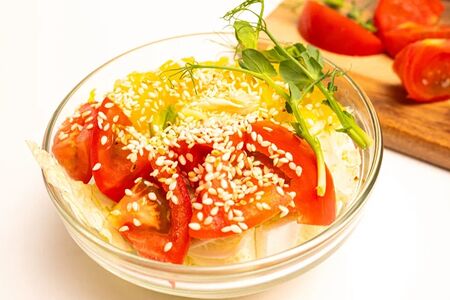 С помидорами и сливочным сыром