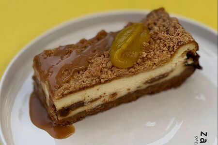 Яблочный чизкейк