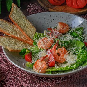 Цезарь с креветками