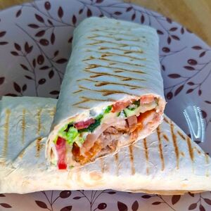 Шаурма из свинины на углях