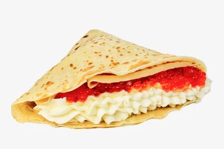 С красной икрой