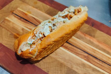 Булочка с шашлыком