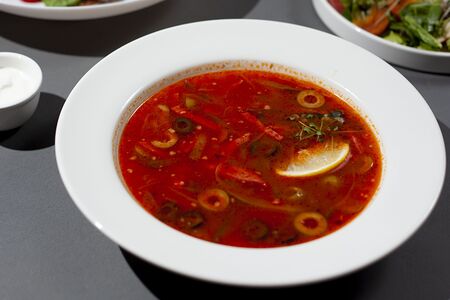 Мясная солянка