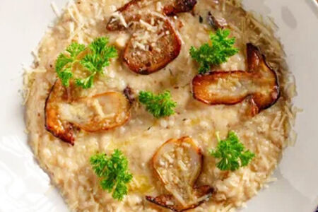 Ризотто с белыми грибами