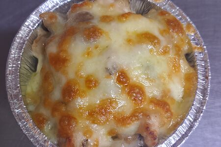 Жульен с курицей и грибами 