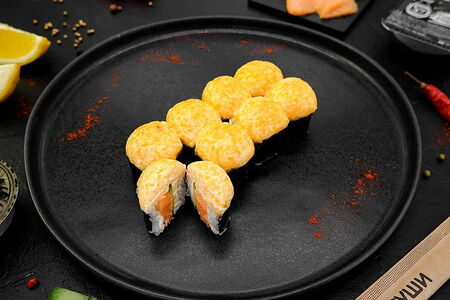 Запеченный с лососем