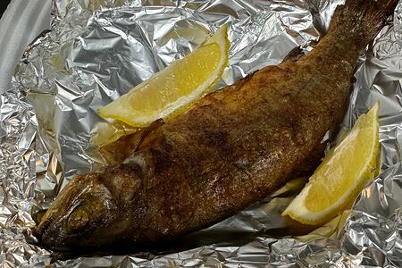 Сиг на мангале