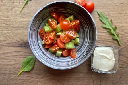 Салат Зайкина поляна со сметаной