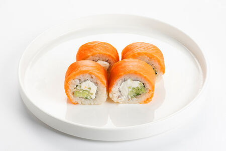 Половинка ролла горячая Филадельфия классическая