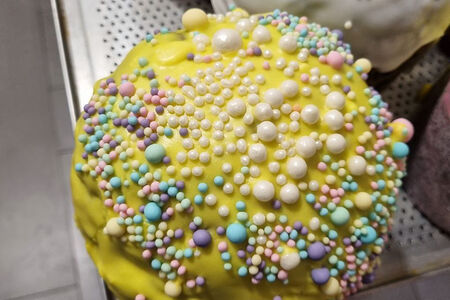 Кулич Пасхальный с цукатами