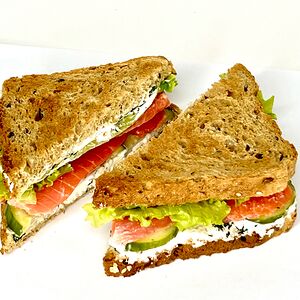 Тост с семгой 