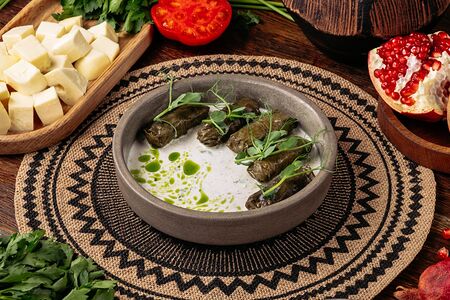 Долма с тремя видами мяса