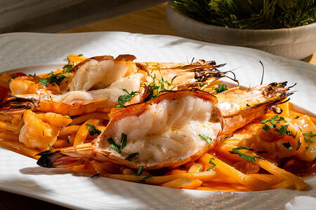 Шалателли с морепродуктами