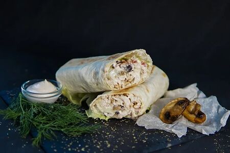 Грибная шаурма двойная