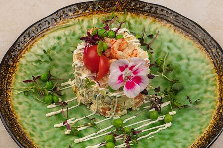 Салат Оливье для гурмана