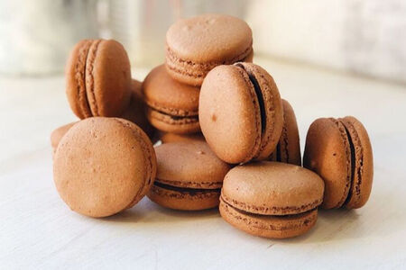 Макарони шоколадный