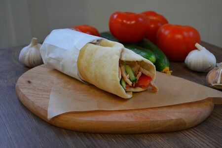 Шаверма куриная в пите