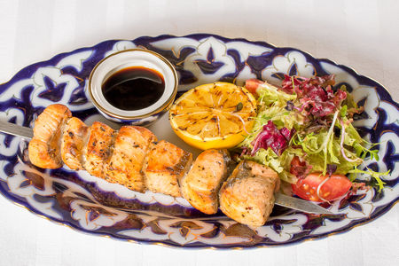 Шашлык из сёмги