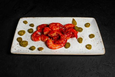 Креветки с халапеньо