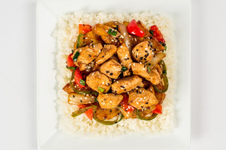 Картофель с цыпленком по-сычуаньски