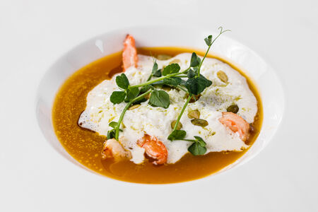 Суп Тыквенный с креветками