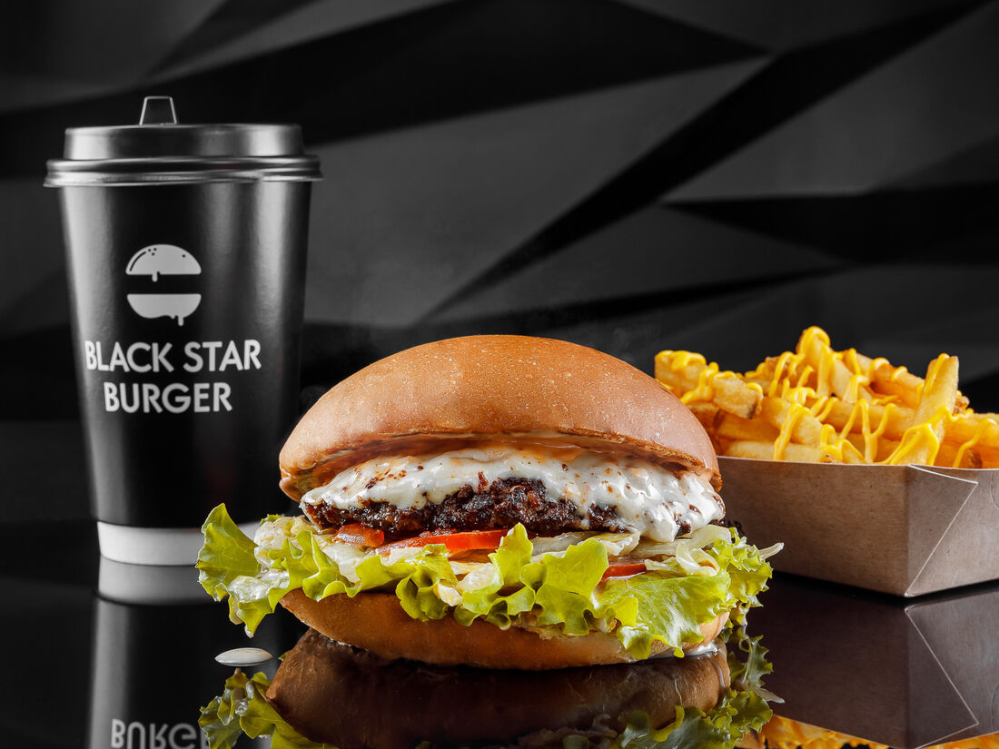 Ресторан Black Star Burger, Доставка из Black Star Burger, Волжский, Sport  Hotel, 2А/2, Набережная улица, Квартал 2, Волжский, Волгоградская область,  Южный федеральный округ, 404130, Россия, местоположение на карте