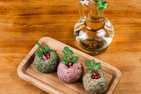 Пхали из шпината с грецкими орехами