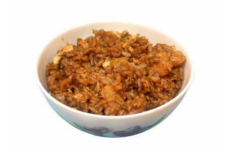 Рис с цыпленком в китайском соусе