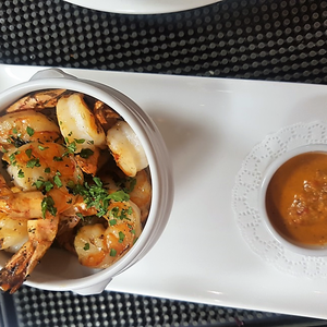 Жареные креветки