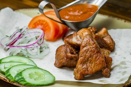 Шашлык из cвинoй шеи