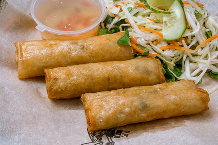 Нэм ран с говядиной и овощами