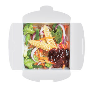 Острая хрустальная лапша с овощами