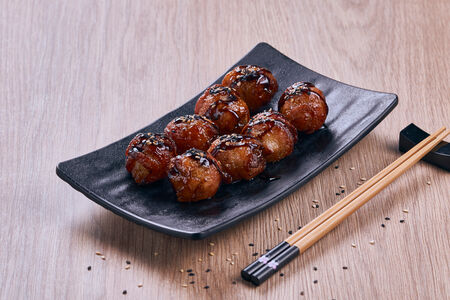 Такояки с беконом