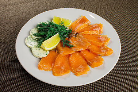 Закуска из семги