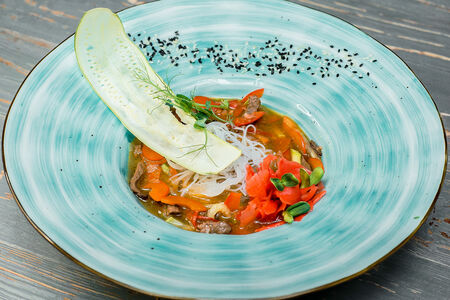 Суп Wok из говяжьей вырезки