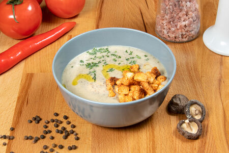 Суп-крем из белых грибов