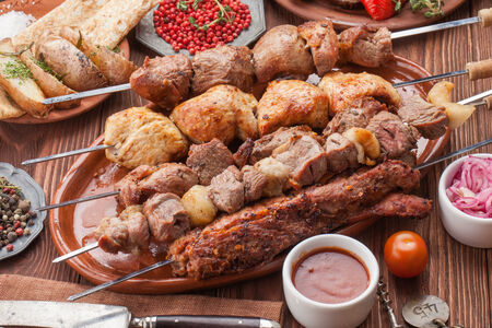 Шашлык из куриного бедра