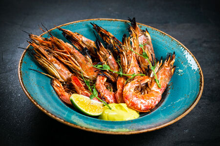 Лангустины гриль