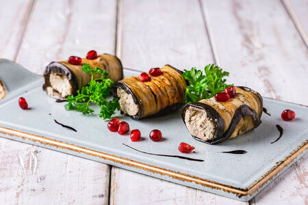 Баклажаны с грецкими орехами