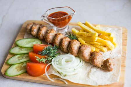 Люля-кебаб из курицы